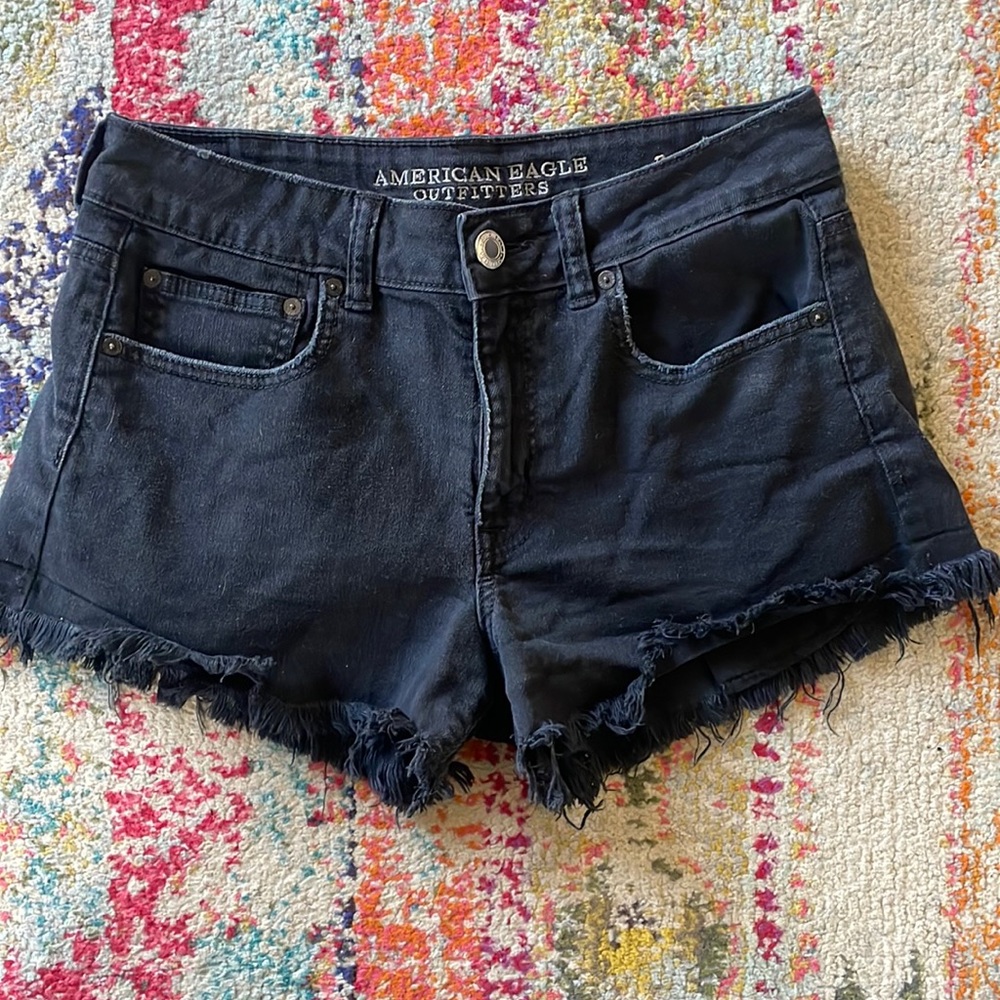 American eagle high rise festival shorts